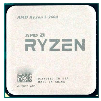 Процессор AMD Ryzen 5 2600, 6/12, 3.4-3.9GHz, 576KB/3MB/16MB, AM4, 65W, YD2600BBM6IAF OEM