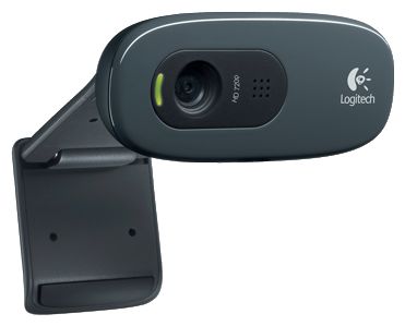 WEB-камера Logitech HD Webcam C270, USB 2.0, 1280*720, Mic, Black