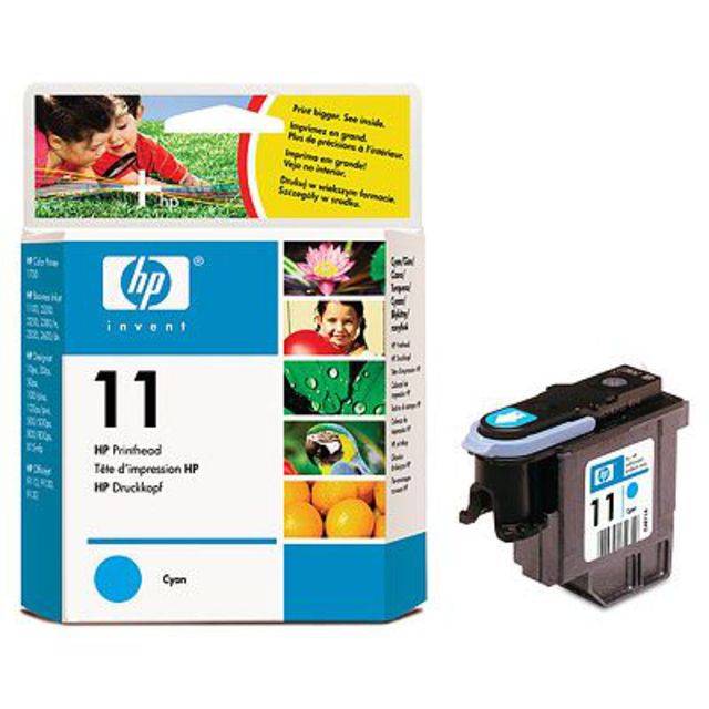 Печатающая головка HP № 11 голубой для HP DsgJ 70/100/110/120/500/510/800/InkJet 2800