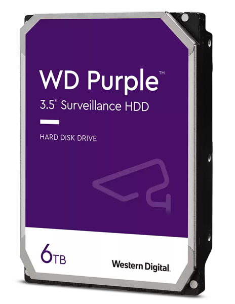 Жесткий диск WD Purple WD62PURZ, 6ТБ, HDD, SATA III, 3.5"