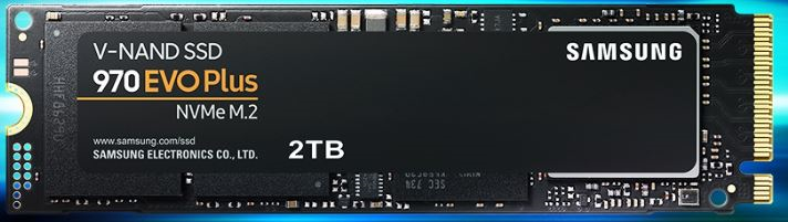 Накопитель SSD M.2 (PCI-E NVMe) 2Tb (2048GB) Samsung 970 EVO plus (R3500/W3300MB/s) 
