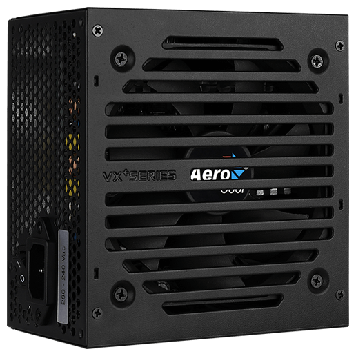 Блок питания Aerocool 400W Retail VX PLUS 400, ATX v2.3, fan 12cm, 1x PCI-E [6-Pin], 2x SATA, 2x MOL