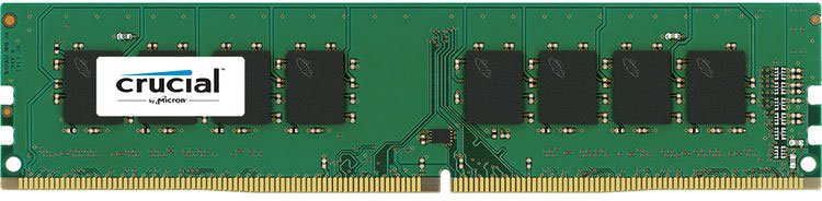 Модуль памяти Crucial 4GB DDR4 2400 MT/s (PC4-19200) CL17 SR x8 Unbuffered DIMM 288pin